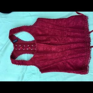 Red corset